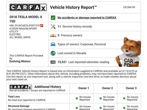 Used 2018 Tesla Model X 75D image 2