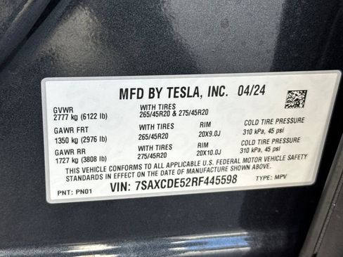 Used 2024 Tesla Model X AWD/4WD image 27