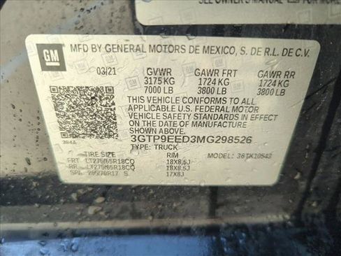 Used 2021 GMC Sierra 1500 AT4 w/ Technology Package image 16