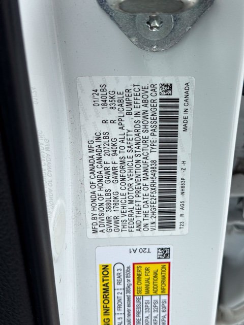 Used 2024 Honda Civic Sport image 23