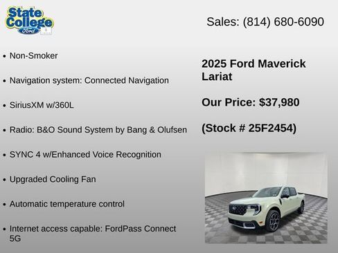 Used 2025 Ford Maverick Lariat w/ 4K Tow Package AWD/4WD image 12