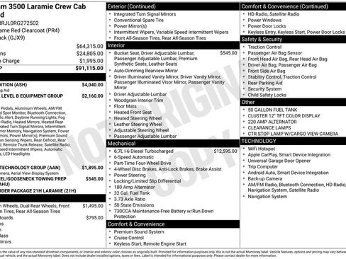 Used 2024 RAM 3500 Laramie w/ Night Edition image 12