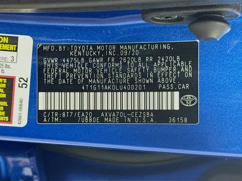 Used 2020 Toyota Camry SE FWD image 39