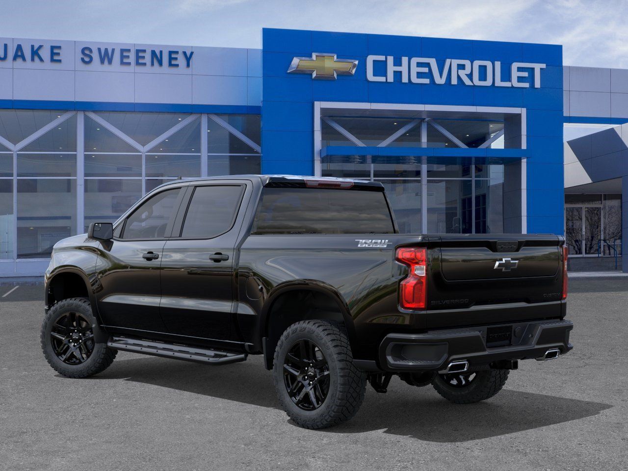Used 2023 Chevrolet Silverado 1500 Custom Trail Boss w/ Midnight Edition AWD/4WD image 3