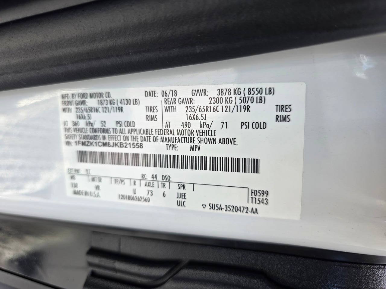Used 2018 Ford Transit 150 XL RWD image 32