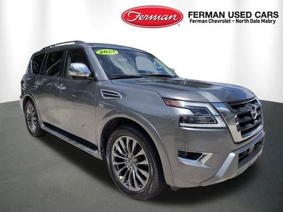 Used 2021 Nissan Armada Platinum w/ Captain's Chairs Package