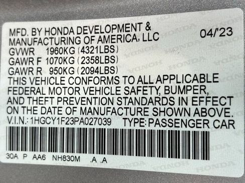 Used 2023 Honda Accord LX image 12