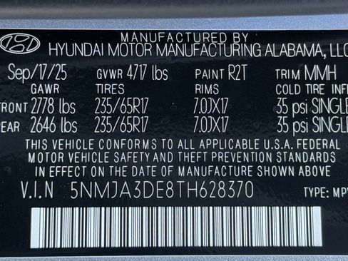 Certified 2026 Hyundai Tucson SE FWD image 28