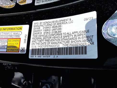 Certified 2024 Honda Accord Sport image 14