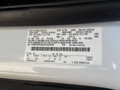 Used 2020 Ford Transit 350 XLT image 39