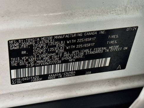 Used 2024 Toyota RAV4 XLE w/ Convenience Package AWD/4WD image 12