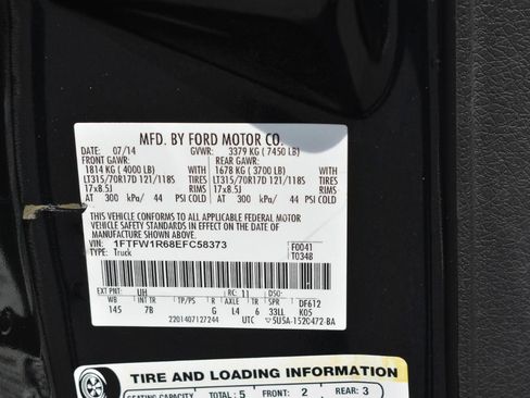 Used 2014 Ford F150 Raptor w/ Equipment Group 801A Luxury AWD/4WD image 48