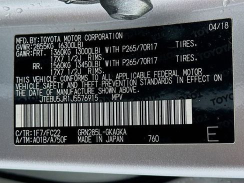 Used 2018 Toyota 4Runner TRD Off-Road w/ TRD Performance Package image 30