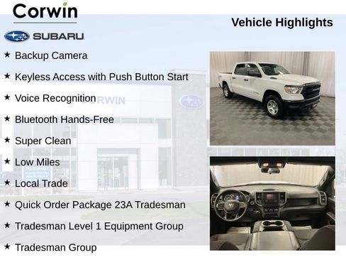 Used 2022 RAM 1500 Tradesman AWD/4WD image 11