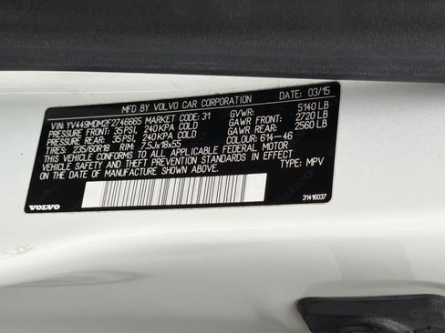 Used 2015 Volvo XC60 T6 Platinum FWD image 37