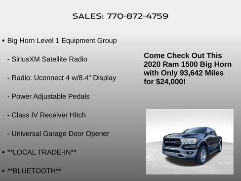 Used 2020 RAM 1500 Big Horn image 15
