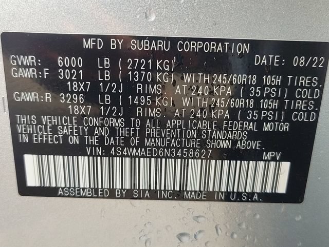 Used 2022 Subaru Ascent Premium w/ Convenience Package AWD/4WD image 9