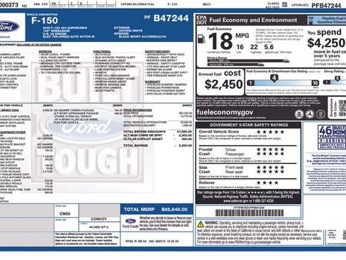 Used 2023 Ford F150 XLT w/ Equipment Group 302A High image 35