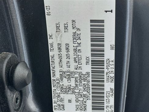 Used 2023 Toyota Tundra SR5 w/ TRD Sport Premium Package AWD/4WD image 12