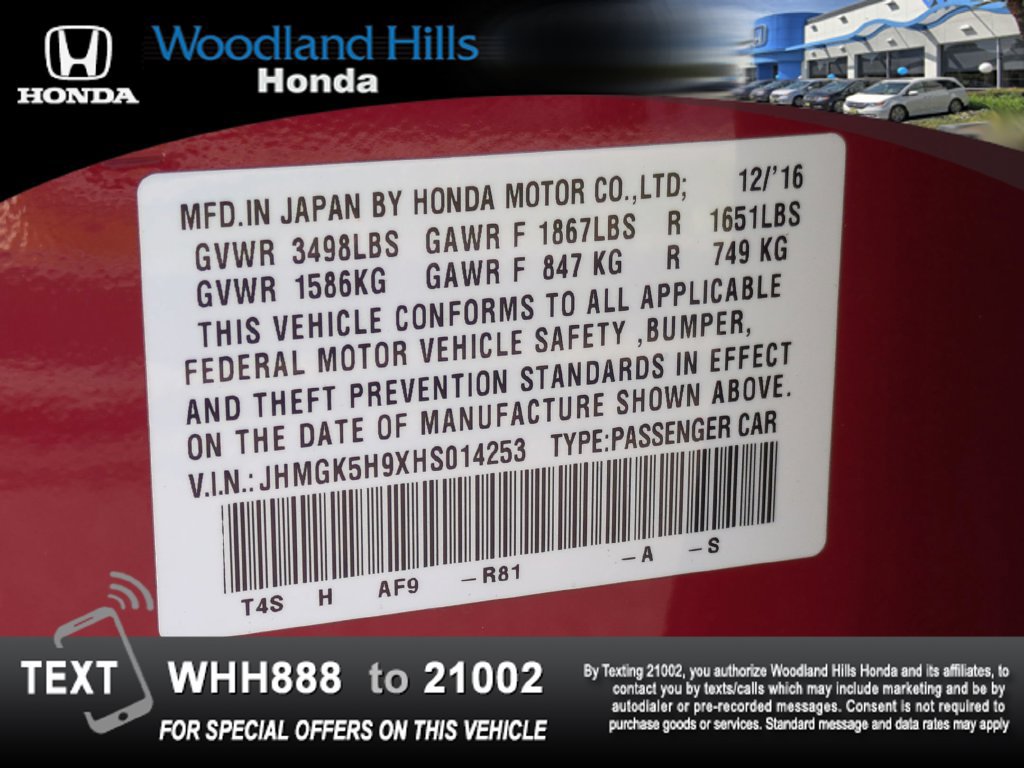 Used 2017 Honda Fit EX-L image 28