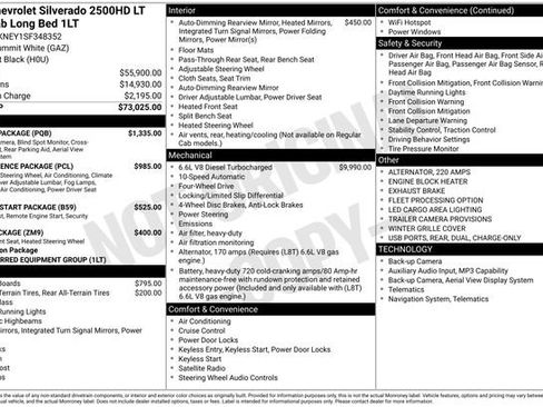 Used 2025 Chevrolet Silverado 2500 LT w/ Safety Package AWD/4WD image 3