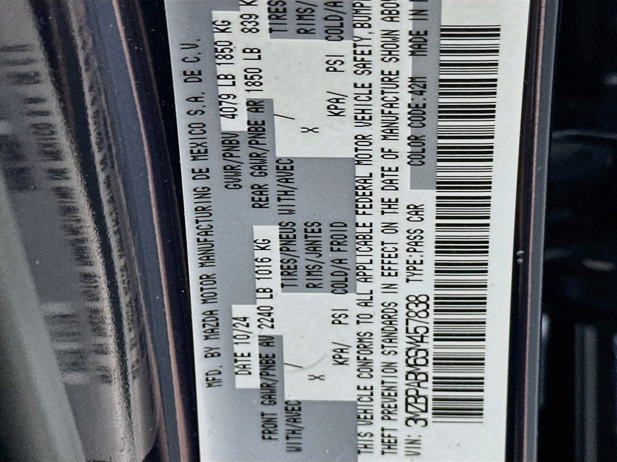 Used 2025 MAZDA MAZDA3 s FWD image 12
