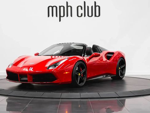 Used 2019 Ferrari 488 Spider Convertible 2D image 2