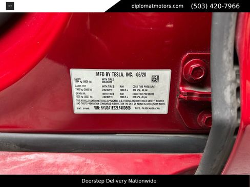 Used 2020 Tesla Model S AWD image 47