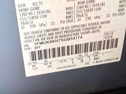 Used 2025 Ford Explorer ST-Line AWD/4WD image 55