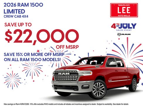 New 2026 RAM 1500 Big Horn AWD/4WD image 4