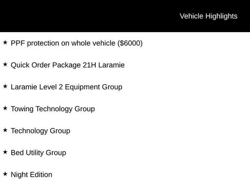 Used 2025 RAM 1500 Laramie w/ Night Edition AWD/4WD image 6