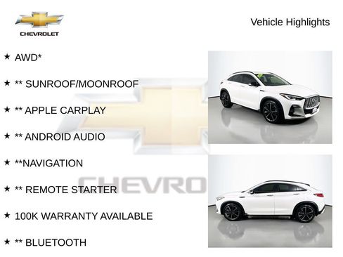 Used 2022 INFINITI QX55 Sensory w/ Lighting Package AWD/4WD image 35