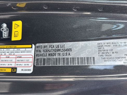 Used 2021 Jeep Gladiator Overland w/ Popular Equipment Package image 36