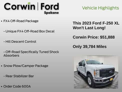 Certified 2023 Ford F250 XL w/ XL Driver Assist Package image 7