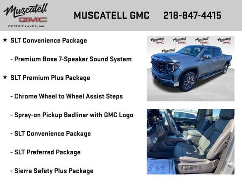 Used 2026 GMC Sierra 1500 SLT w/ SLT Premium Plus Package AWD/4WD image 12