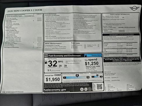 New 2026 MINI Cooper S image 17
