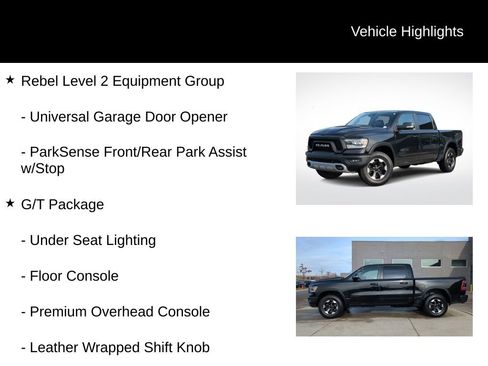 Used 2022 RAM 1500 Rebel w/ G/T Package image 31