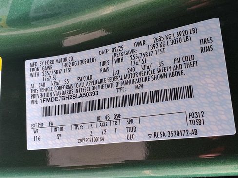 Certified 2025 Ford Bronco Big Bend AWD/4WD image 22