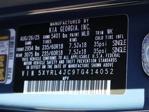 New 2026 Kia Sorento S w/ S Panoramic Sunroof Package FWD image 45