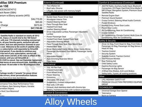 Used 2012 Cadillac SRX Premium image 3