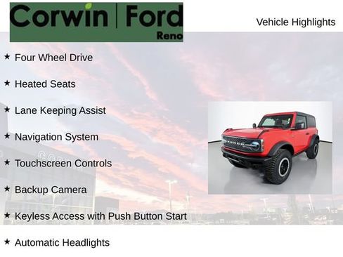 Used 2021 Ford Bronco Badlands w/ Sasquatch Package AWD/4WD image 7