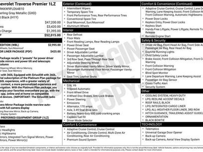 Used 2023 Chevrolet Traverse Premier w/ Redline Edition