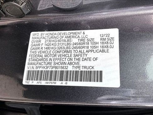 Certified 2023 Honda Ridgeline RTL-E image 20