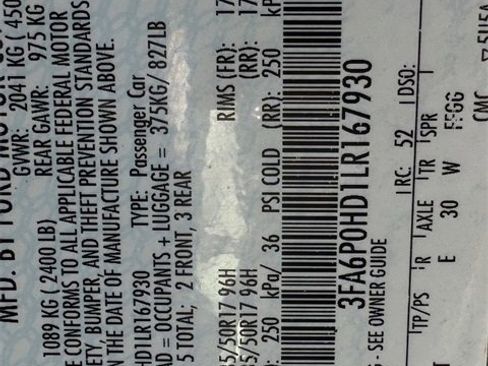 Certified 2020 Ford Fusion SE image 33