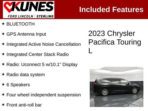 Used 2023 Chrysler Pacifica Touring-L FWD image 3