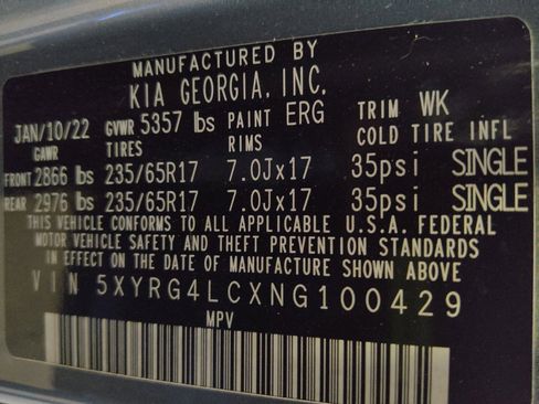 Used 2022 Kia Sorento LX FWD image 33