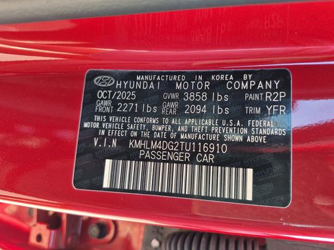 New 2026 Hyundai Elantra Sport w/ Cargo Package FWD image 36