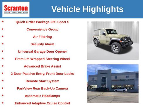 New 2026 Jeep Wrangler Sport S image 6