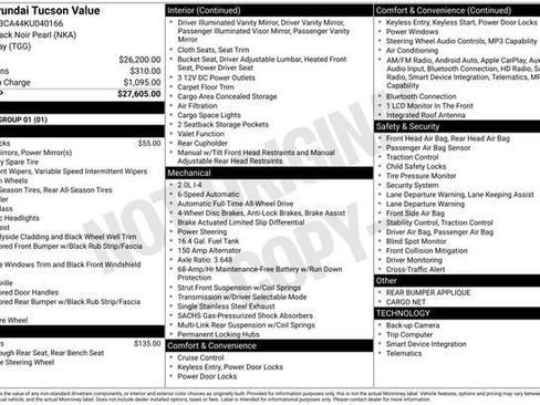 Used 2019 Hyundai Tucson Value AWD/4WD image 8