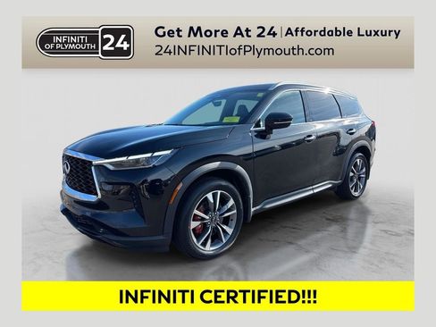Certified 2023 INFINITI QX60 Luxe w/ Performance Audio Package AWD/4WD image 1